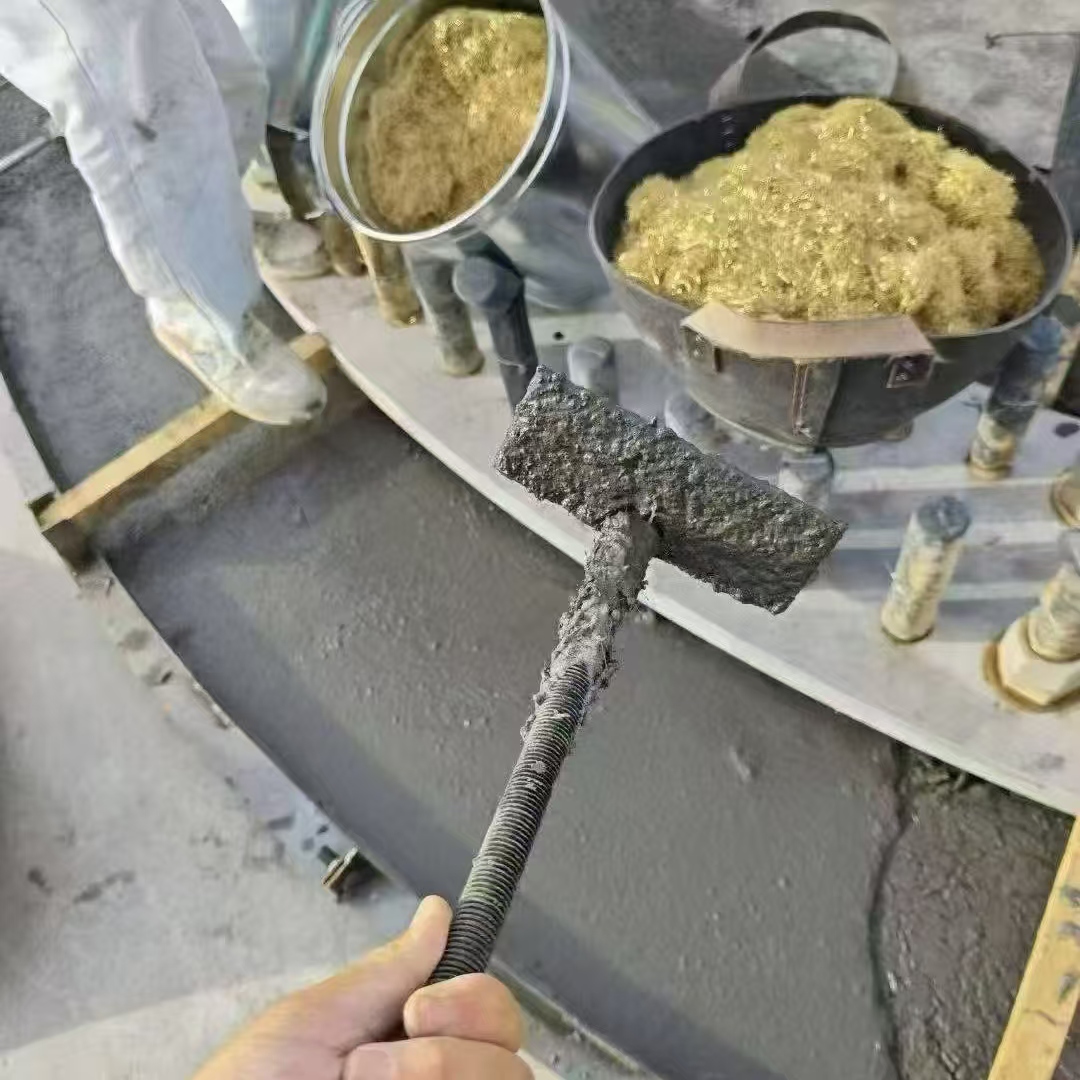 富宁C120钢纤维高强无收灌浆料 轧机压缩机汽轮机发电机锻压设备底座灌浆材料